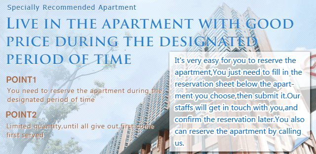 Specially Recommended Apartment